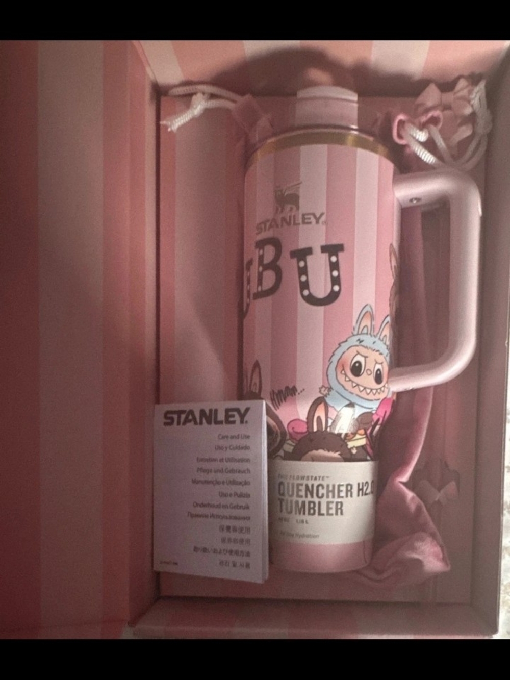 Stanley Pink Quencher Tumbler - BUBU Design - Picture 3 of 6